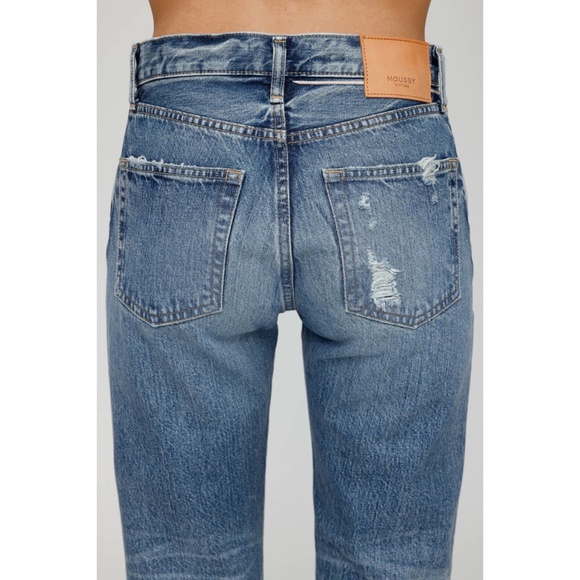 NWT ✨MOUSSY✨ Plymouth Straight Leg Jean in 110 Blue Sz 24 - Picture 11 of 16